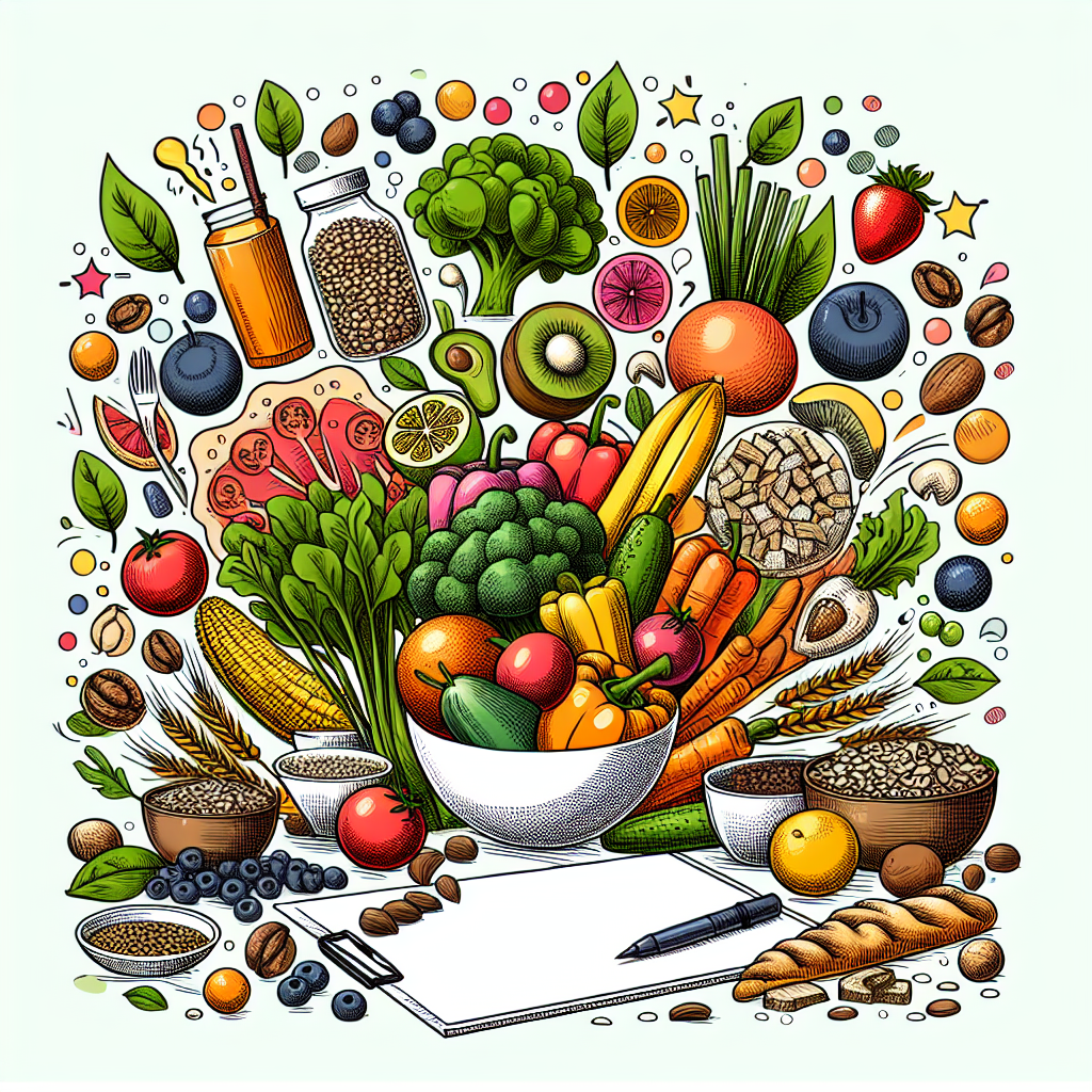 Ide Poster Makanan Sehat yang Mudah untuk Digambar